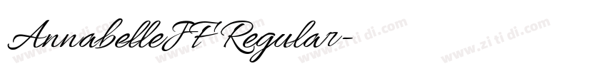 AnnabelleJF Regular字体转换